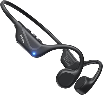Yomdud Bone Conduction Headphones, Open Ear Wireless Headphones with Mic