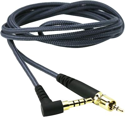 NewFantasia Replacement Audio Cable Compatible with Sennheiser Game ONE, Game Zero, PC373D, GSP350, GSP600, GSP500 Gaming Headsets 2m/6.6ft