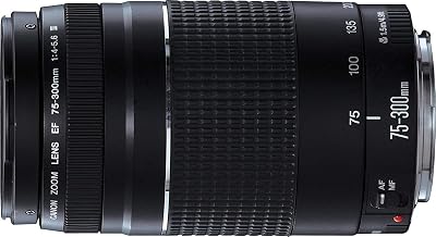Canon EF 75-300mm f/4-5.6 III Telephoto Zoom Lens for Canon SLR Cameras (Renewed)