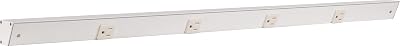 Task Lighting APT Angled Power Strip 36 inch, 4 Receptacles, White