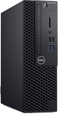 Dell OptiPlex 3070 SFF Business Desktop Computer, Intel Core i5-9500, 16GB RAM, 256GB SSD, WiFi, HDMI, Professional Compact PC, Windows 11 Pro (Renewed)