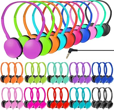 ZNXZXP Headphones Bulk 100 Pack for School Classroom Student Computer