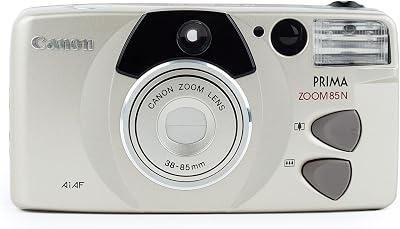 Canon Sure Shot 85 Zoom SAF 35mm Film Camera P&S w/Canon Zoom Lens 38-85mm Autoboy Prima 85 - Built in Flash and Film Motor Drive (Renewed)