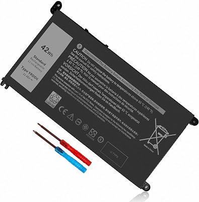 Eafinesy 42Wh YRDD6 Battery Replacement for Dell Inspiron 15 3000 Series 3583 3593 3582 3501 Inspiron 15 5000 Series 5584 5585 5593 5594 5598 14 3493 5481 5493 2in1 Vostro 5481 1VX1H VM732 P75F P93G
