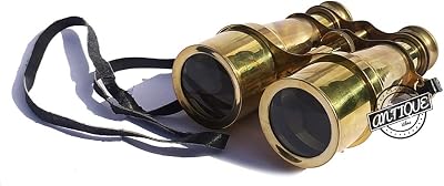 Maritime Antique Victorian Brass Binocular Retro Handmade High Magnification Pirates Article Vintage Nautical Sailor Gifts
