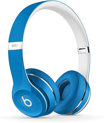 Beats Solo2 - Wired - On-Ear Headphone Luxe Edition - Blue (Renewed Premium)