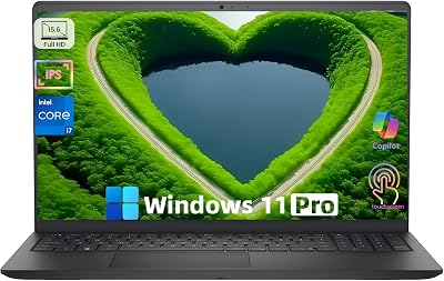 Dell 15.6" Touchscreen Business Laptop (2026) – 13th Gen Intel Core i9-1355U, 64GB RAM, 1288TB SSD, FHD Display, HDMI, Wi-Fi6, Wins 11 Pro, DC15250 Laptop for Office Work, Students & Remote Learning
