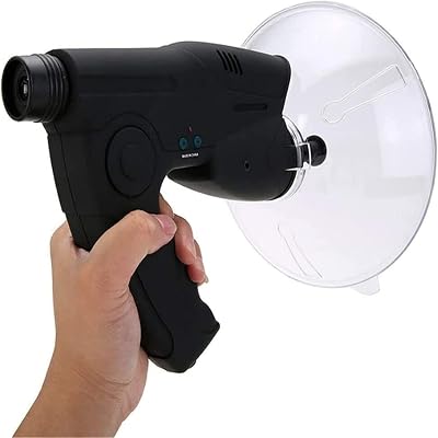Zoom Monocular Telescope,parabolic Microphone Bionic Ear,for Long Range Listening Device Up to 300 Ft 8X Magnification Monocular Sound Amplifier,Natural Observation and Listening Digital Devices
