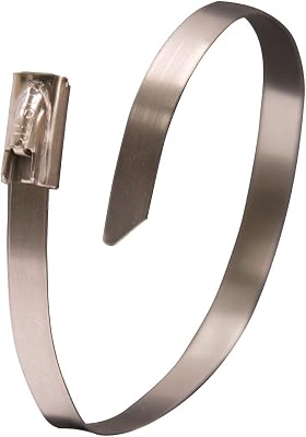 Ancor 199241 Cable Tie, Releasable, 8" Black, 25pc/bag