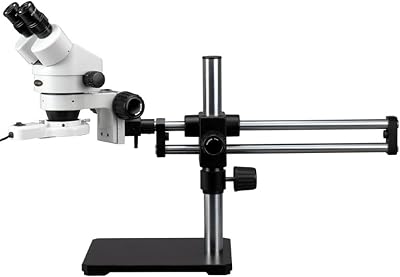 AmScope SM-5B-FRL Professional Binocular Stereo Zoom Microscope, WH10x
