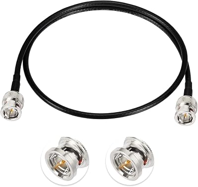 Superbat 3G/6G SDI Cable 2ft Short 75 Ohm BNC to BNC Jumper Belden 1855A Supports HD-SDI/3G-SDI/4K Recorder,SDI Video Cable Precision Video Jumper