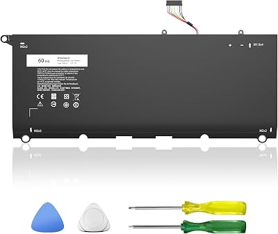 Ymawetia PW23Y Laptop Battery Compatible with Dell XPS 13 9360 P54G002 13-9360-D1605G 13-9360-D1605T 13-9360-D1609 13-9360-D1609G 13-9360-D1705G Series Compatible with TP1GT RNP72 0RNP72 0TP1GT