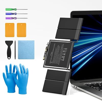 pengguo Battery for MacBook Air 13 Inch A1466 (Mid 2012, Mid 2013, Early 2014, Early 2015, 2017) A1369 (Late 2010, Mid 2011) Replacement Battery Model A1496 A1377 A1405 (Upgraded 6.2 Versions)
