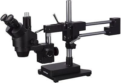 AmScope SM-4TYY-B 135X Trinocular Stereo Zoom Microscope with Black
