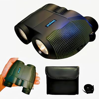 20x25 Compact HD Binoculars Telescope for Adults Kids- DOOYCULL Small Spyglass Waterproof Durable Clear BAK4 Prism FMC Lens,for Bird Watching Hunting Cruise Travel Concert Hiking Super Bowl