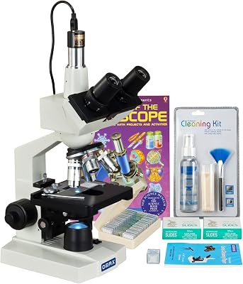 OMAX M83EZ-PKG1-C13S 2500X LED Trinocular Microscope + 1.3MP Camera