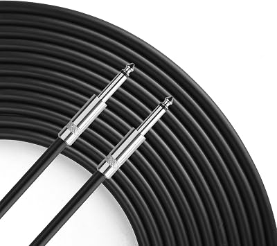 Yoico Pro 200ft 12 Gauge 1/4" to 1/4" Male Audio Speaker Cable, Single