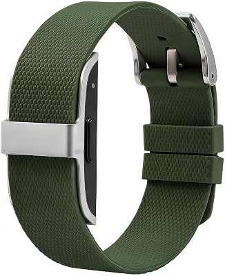BlackPro Silicone Band Compatible with Hume Band Replacement, Soft Adjustable Wristband for Secure Daily Wear Men Women (Army Green)