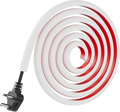 GCJUYA Cord Hider for Wall Mounted TV,118" One Cable Cover with Side Open, Flexible Silicone Wire Raceway Management,Self-Adhesive Cord Organizer,Wire Concealer Channel, White