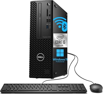 Dell Precision 3440 SFF Desktop Computer, Core i5-10500, 512GB SSD(Renewed)