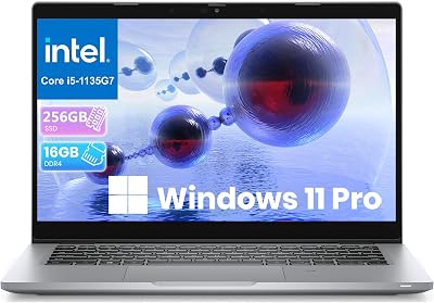 Dell Latitude 5320 Laptop, 13.3'' FHD(1920x1080) Business Win11 Pro PC, Intel Core i5-1135G7, 16GB RAM, 256GB SSD, Wi-Fi, HDMI, WiFi, Bluetooth (Renewed)