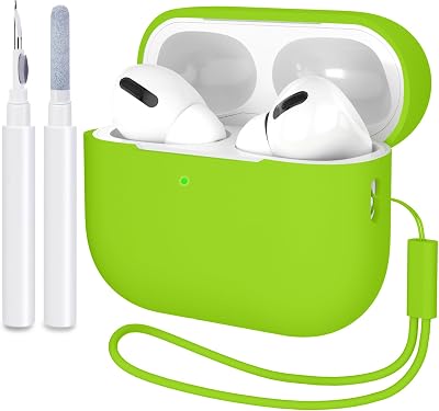 ATUAT for AirPods Pro 2 Case Cover with Lanyard(2022), Light Green