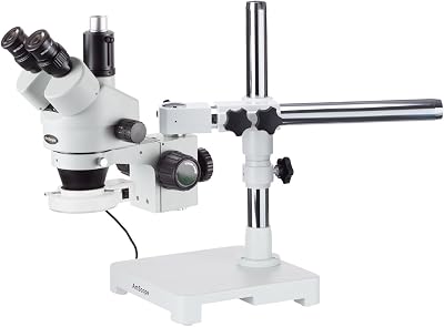 AmScope SM-3TY-54S Professional Trinocular Stereo Zoom Microscope, WH10x