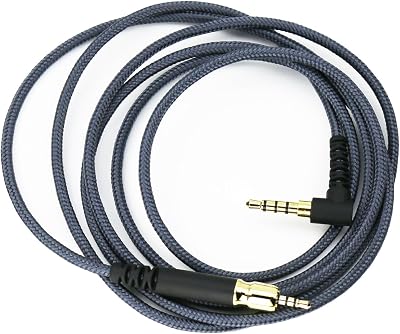 NewFantasia Replacement Audio Cable Compatible with Sennheiser Game ONE, Game Zero, PC373D, GSP350, GSP600, GSP500 Gaming Headsets 1.3m/4.3ft