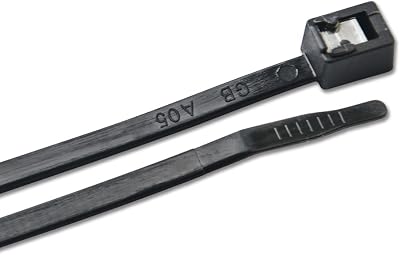 Ancor 199281 Cable Tie, Self-Cutting, 11", Black, 50pc