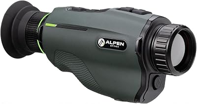 Alpen Apex 35mm Thermal Monocular Thermal Imaging Device with Colorful HD AMOLED Display and Digital Zoom ClearPlus Technology for Sharper more Detailed Images 16 GB of Internal Memory