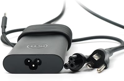 Dell Laptop Charger 130W 4.5mm tip AC Adapter,Precision 3520 5540 M5520 5530 7530,XPS 15 9560 7590 AC Charger, Black, DA130PM130