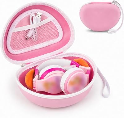 ANKHOH Kids Headphone Case for eKids, for Beats Solo4 Headphones, LightPink