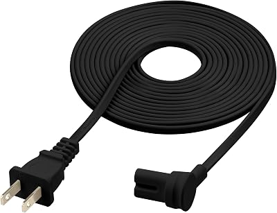 Vebner 25-Foot Power Cord Compatible with Sonos Era 100 and Era 300 Speakers (25-Foot, Black)
