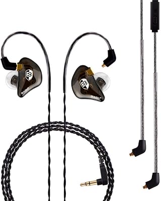 BASN Bsinger Pro in Ear Monitor,Dual Drivers IEM Earphones for Musicians
