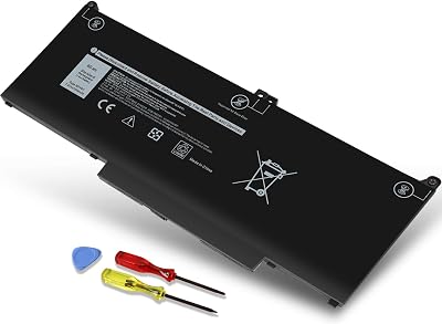 60Wh MXV9V Laptop Battery Replacement for Dell Latitude 7400 7300 E7400 E7300, Latitude 5300 5310 2-in-1, Inspiron 7300 7306 2-in-1 Black Series P96G P97G P99G P100G 5VC2M 829MX 05VC2M 0829MX