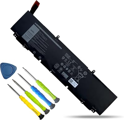 BOWEIRUI 5XJ6R Laptop Battery for Dell XPS 17 9700 9710 9720 9730 Series