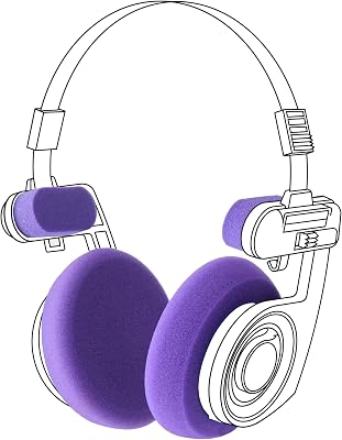 YAXI Earpads + Headband Cushions for Koss PortaPro (Purple)