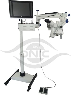 Dr.Onic Neurosurgery Surgical Microscope 5 Step,Floor Type 90°,LED Screen, HD Camera,Beam Splitter,LED Illumination