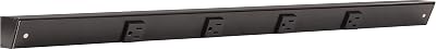 Task Lighting APT Angled Power Strip 30 inch, 4 Receptacles, Black