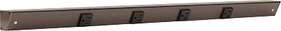 Task Lighting APT Angled Power Strip 30 inch, 4 Receptacles, Bronze