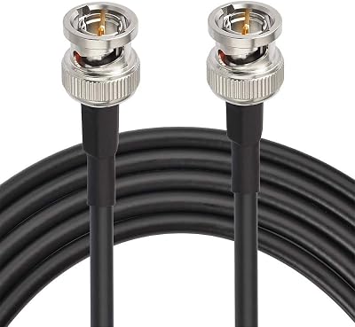 Superbat 3G SDI HD-SDI Cable BNC Jumper Thin Short Belden 1855A - 2M/6ft - Supports HD-SDI/3G-SDI/4K/8K Video,Precision SDI Video Cable (1Pcs)