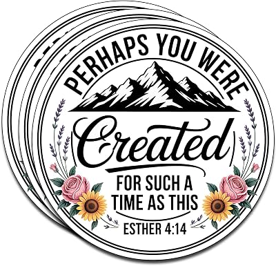 (3PCS) Perhaps You were Created Vinyl Sticker Pack Durable Waterproof Stickers for Laptop Water Bottle Car Bumper Phone Case