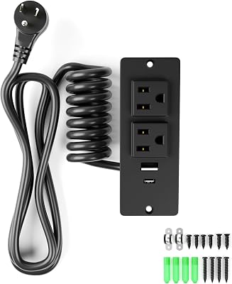 OELFFOW Furniture Recessed Power Strip