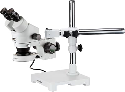 AmScope SM-3BY-80S Professional Binocular Stereo Zoom Microscope, WH10x