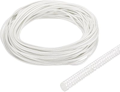 uxcell Insulation Cable Protector 1.5mm/0.06 Inch-30m/98 Feet White