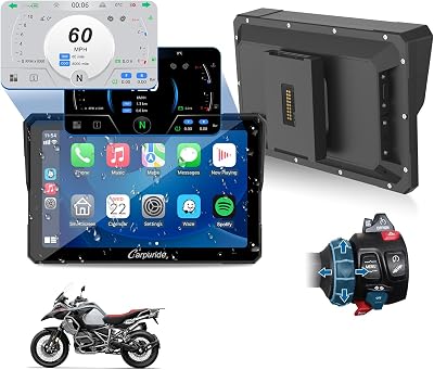 CARPURIDE W702BS for BMW Moto CarPlay & A-Auto Data Reading, Native Wonder