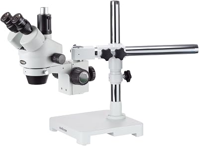 AmScope SM-3TPZZ 180X Boom Stand Trinocular Zoom Stereo Microscope
