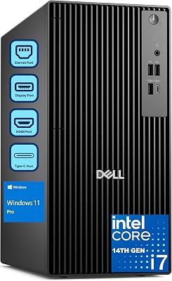 Dell Pro Tower Desktop Computers, Intel 20-Core i7-14700, 32GB RAM, 1TB SSD