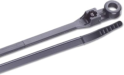Ancor Marine Grade 199258 Cable Tie, Mounting, 14", Black, 100pc