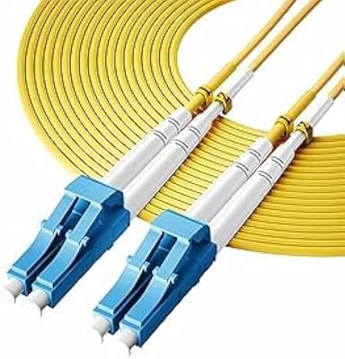 Yonwide 50m SMF Lc-Lc Fiber Optic Cable - 10Gb Single Mode, 9/125um, LSZH, 0.2m-100m Options